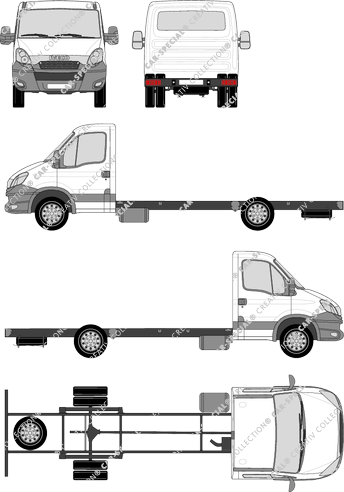 Iveco Daily Fahrgestell für Aufbauten, 2012–2014 (Ivec_201)