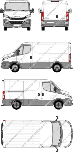 Iveco Daily furgone, 2014–2021 (Ivec_209)