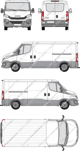 Iveco Daily furgone, 2014–2021 (Ivec_224)