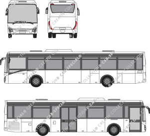 Iveco Crossway Low Entry Einzeltür vorn, Low Entry, bus, 2 Doors (2014)