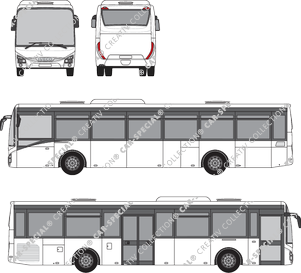 Iveco Crossway Low Entry Einzeltür vorn, Low Entry, Bus, 2 Doors (2014)