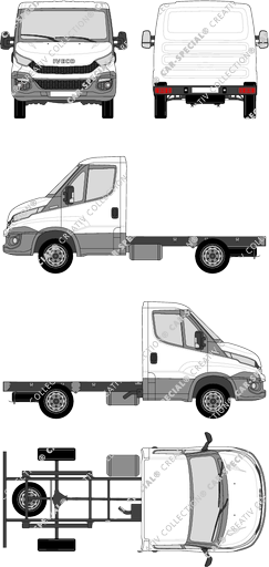 Iveco Daily Chassis for superstructures, 2014–2021 (Ivec_264)