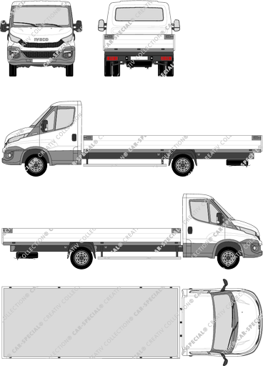 Iveco Daily pianale, 2014–2021 (Ivec_279)