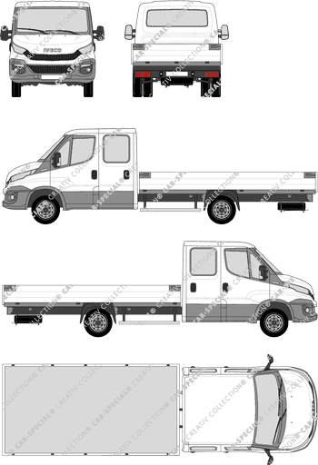 Iveco Daily pianale, 2014–2021 (Ivec_283)