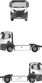 Iveco X-Way, tracteur de semi remorque, cabine AD (2020)