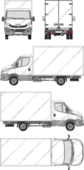 Iveco Daily Cuerpos de caja, 2014–2021 (Ivec_306)