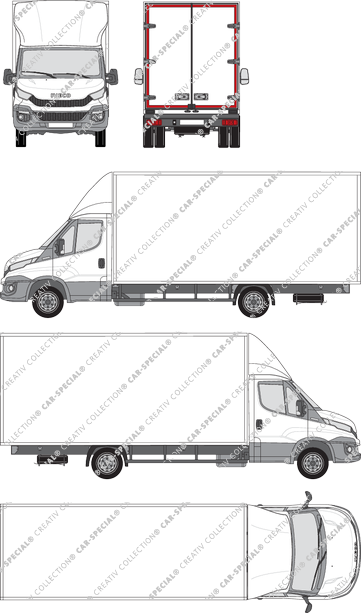 Iveco Daily Box bodies, 2014–2021 (Ivec_307)