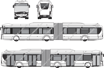 Iveco E-WAY 18m, bus, 4 Doors (2021)