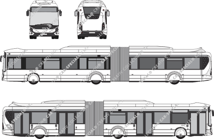 Iveco E-WAY 18m, Bus, 4 Doors (2021)