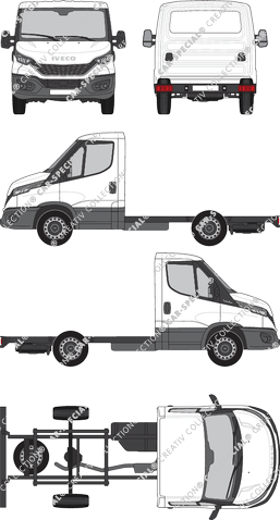 Iveco Daily Chassis for superstructures, current (since 2021) (Ivec_385)