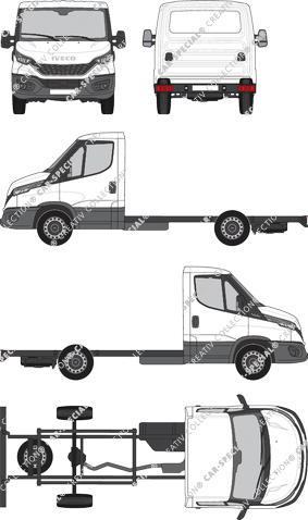 Iveco Daily Chassis for superstructures, current (since 2021) (Ivec_386)