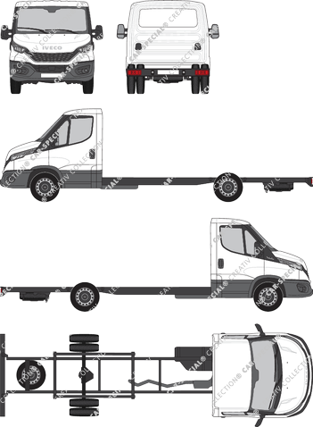 Iveco Daily, Châssis pour superstructures, Radstand 4350, cabine Solo (2021)