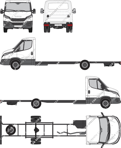 Iveco Daily, Chassis for superstructures, wheelbase 4750, single cab (2021)