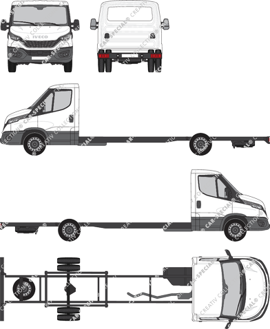 Iveco Daily Chasis para superestructuras, actual (desde 2021) (Ivec_391)