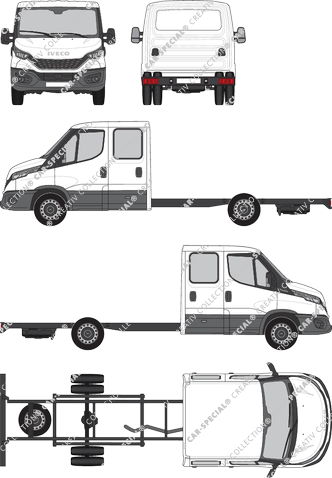 Iveco Daily Chassis for superstructures, current (since 2021) (Ivec_394)