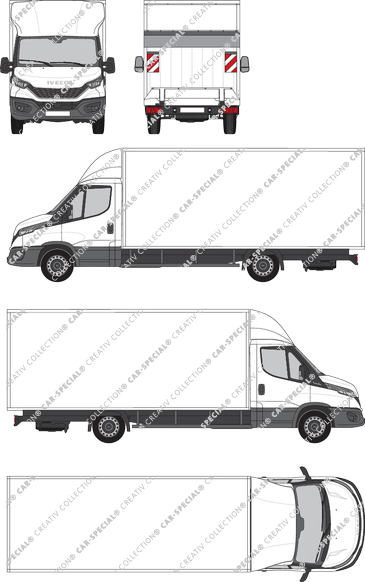 Iveco Daily, Corps de boîte, Radstand 4350, cabine Solo (2021)