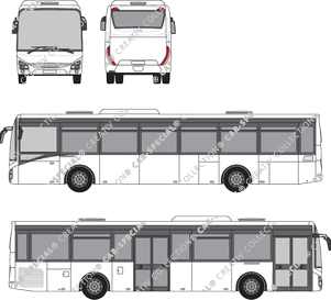 Iveco Crossway Low Entry Doppeltür vorn, bus, 2 Doors (2014)