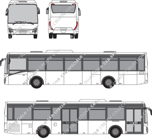 Iveco Crossway bus, from 2014 (Ivec_412)