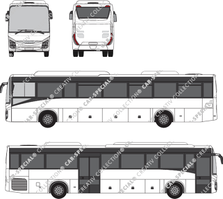 Iveco Crossway Einzelne Mitteltür, Bus (2017)