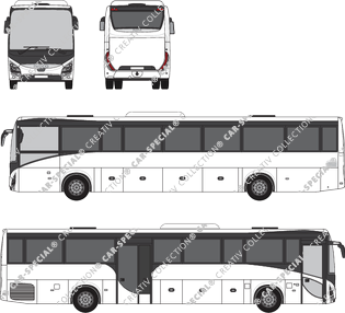 Iveco Evadys Doppelte Mitteltür, Bus (2017)