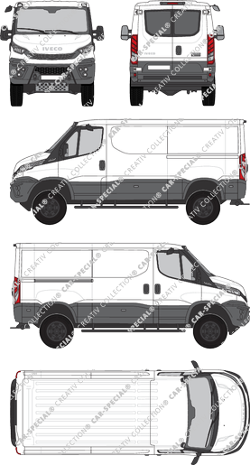 Iveco Daily furgón, actual (desde 2021) (Ivec_434)