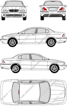 Jaguar X-Type, Limousine, 4 Doors (2001)