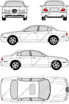 Jaguar S-Type, berlina, 4 Doors (2002)