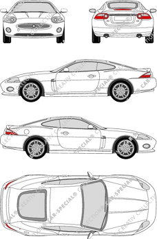 Jaguar XK Coupé, 2006–2014 (Jagu_010)