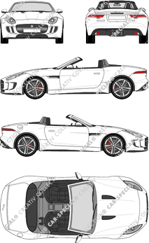 Jaguar F-Type S, S, Convertible, 2 Doors (2013)