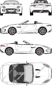 Jaguar F-Type Convertible, 2013–2020 (Jagu_016)