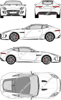 Jaguar F-Type S, S, Coupé, 2 Doors (2014)