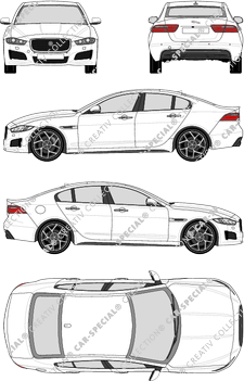 Jaguar XE Limousine, actuel (depuis 2015) (Jagu_018)