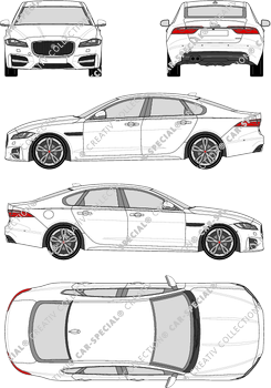 Jaguar XF-Series, attuale (a partire da 2016) (Jagu_019)