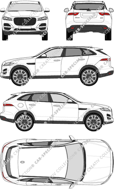 Jaguar F-Pace, station wagon, 5 Doors (2016)