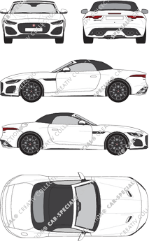 Jaguar F-Type Cabrio, aktuell (seit 2020) (Jagu_026)