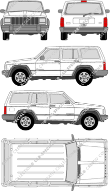 Jeep Grand Cherokee personenvervoer, 1997–1999 (Jeep_003)