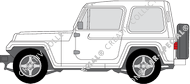 Jeep Wrangler personenvervoer