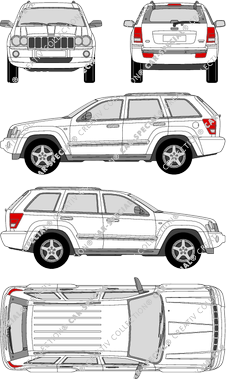 Jeep Grand Cherokee combi, 2005–2011 (Jeep_008)