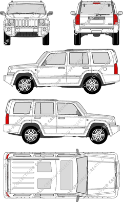 Jeep Commander, station wagon, 5 Doors (2006)