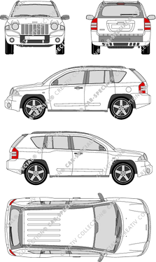 Jeep Compass break, 2007–2011 (Jeep_010)