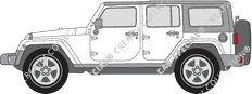Jeep Wrangler personenvervoer, 2007–2018