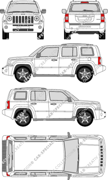 Jeep Patriot, Station wagon, 5 Doors (2007)