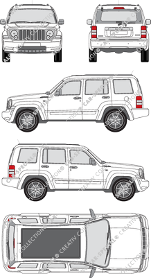 Jeep Cherokee personenvervoer, 2008–2012 (Jeep_014)