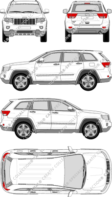 Jeep Grand Cherokee Station wagon, 2011–2014 (Jeep_015)