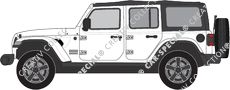 Jeep Wrangler personenvervoer, actueel (sinds 2018)