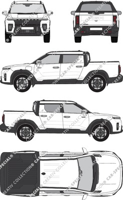 KGM Musso EV pick-up, current (since 2025) (KGM_002)
