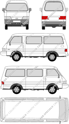 Kia Besta camionnette, 1985–1999 (Kia_001)