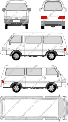 Kia Besta, minibus, 3 Doors (1985)