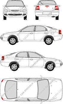 Kia Shuma Kombilimousine, 1997–2001 (Kia_012)