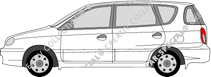 Kia Carens station wagon, 1999–2002